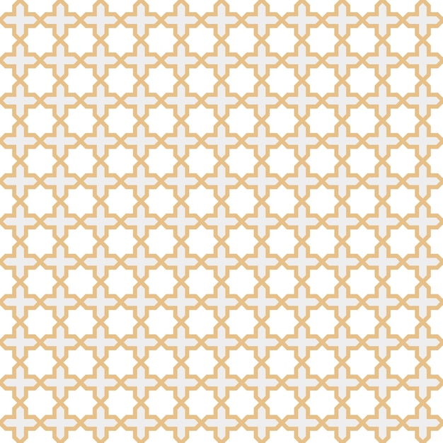 Patrón árabe de fondo Vector de ornamento islámico Geometría árabe tradicional