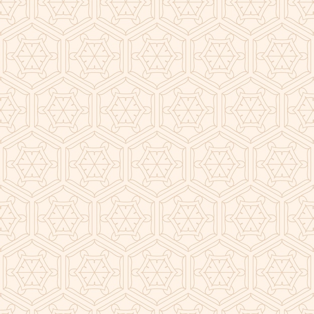 Vector patrón de arabesco mandala
