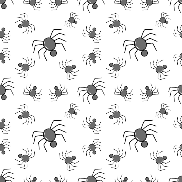 un patrón de araña en un fondo blanco