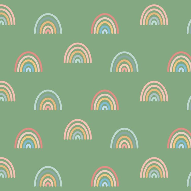 Patrón con arco iris. Textil abstracto. Papel pintado para niños.