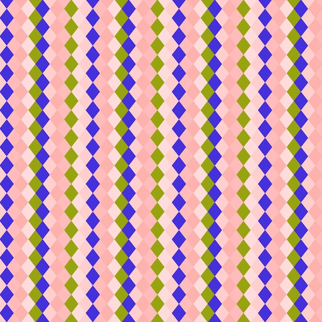 Patrón de argyle geométrico de diseño plano Vectro