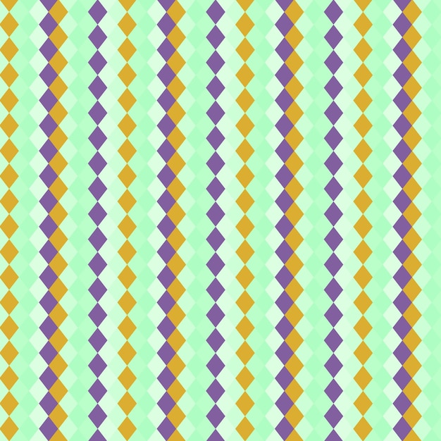 Patrón de argyle geométrico de diseño plano Vectro