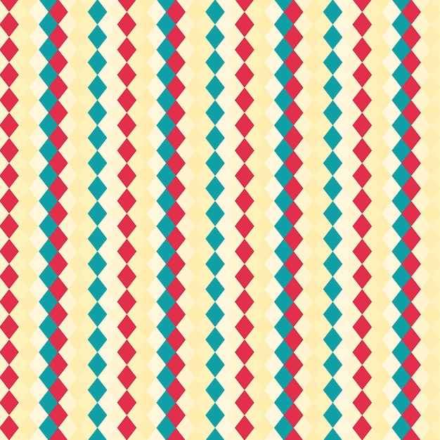 Patrón de argyle geométrico de diseño plano Vectro