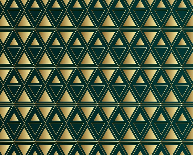 Patrón art deco degradado premium
