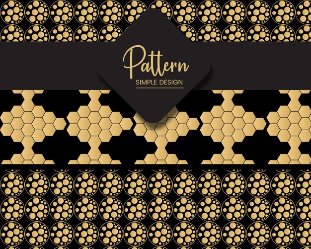 Patrón art deco degradado premium
