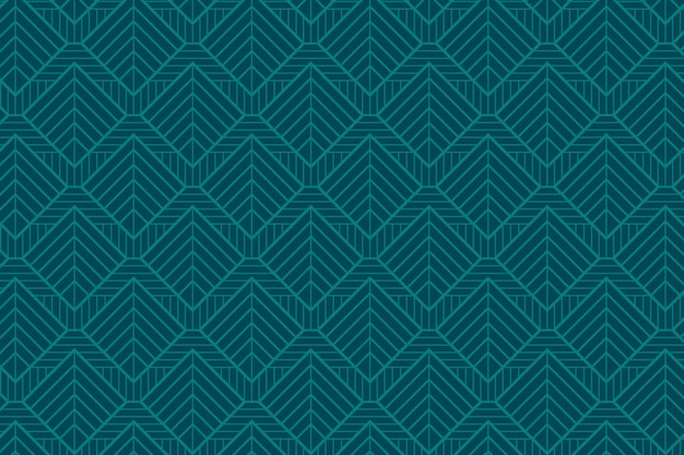 Patrón art deco de diseño plano