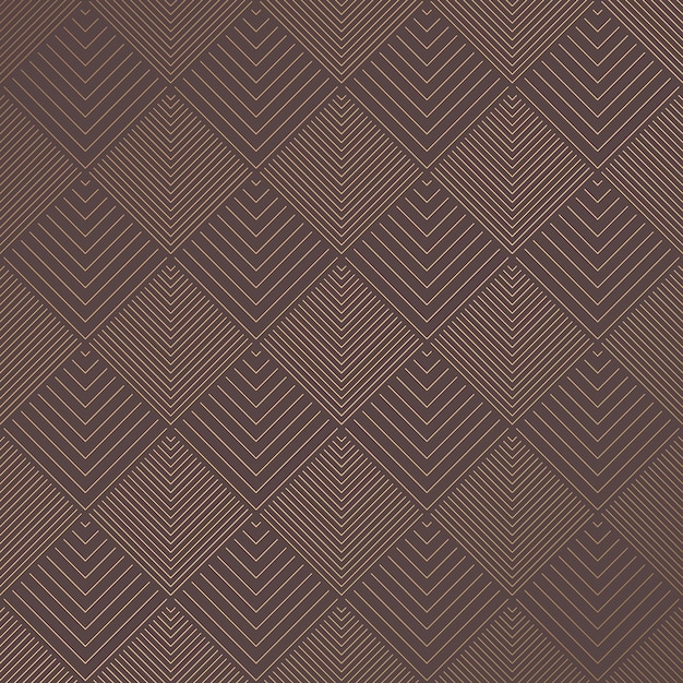 Patrón Art Deco Fondo dorado sin costuras Diseño geométrico minimalista Diseño de línea vectorial Motivos de la década de 1920 Ilustración vintage de lujo