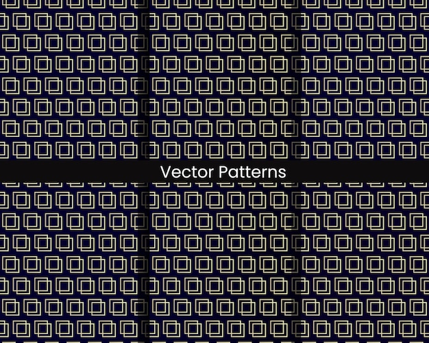 Patrón de arte deco degradado premium vectorial
