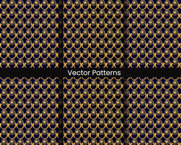 Patrón de arte deco degradado premium vectorial
