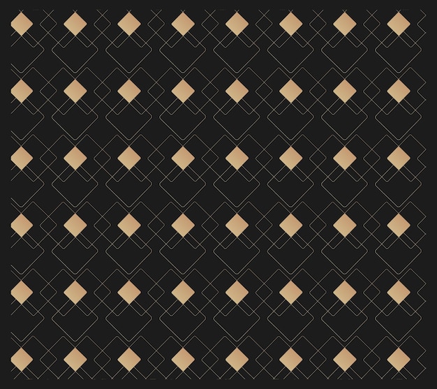 Patrón de arte deco degradado vectorial