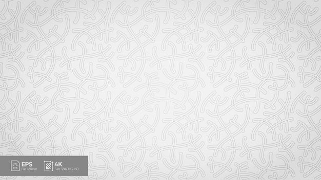 patrón de arte de líneas geométricas abstractas en fondo blanco