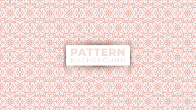 Patrón de arte de tela de diseño de moda transparente floral en diseño geométrico de ornamento de fondo uniforme