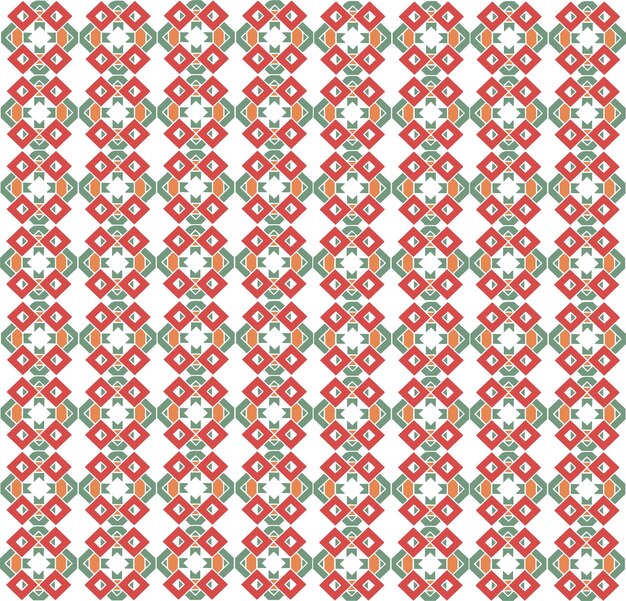 Patrón de arte vectorial basado en cuadrícula