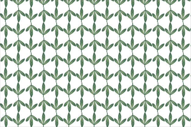 Vector patrón artístico de hojas sin costura
