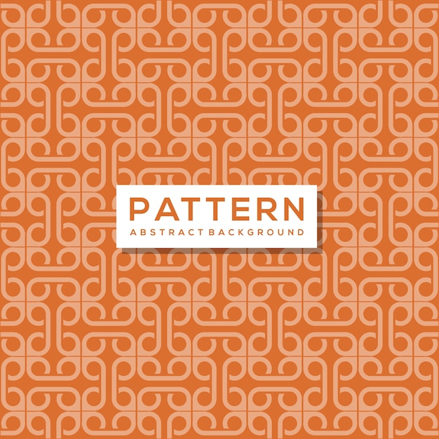 Patrón audaz con fondo de color naranja