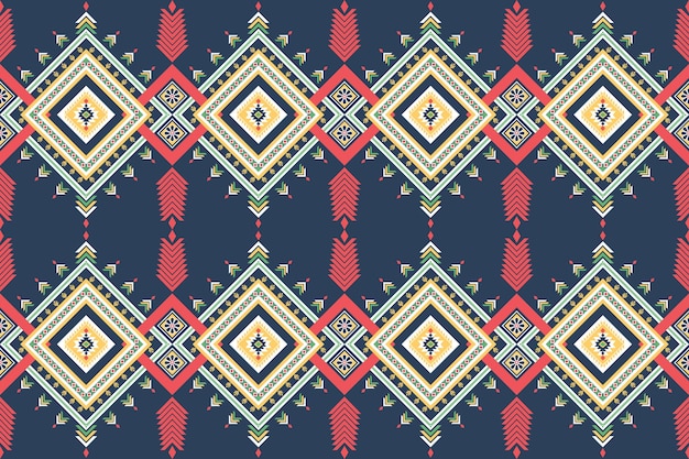 Patrón azteca étnico sin costuras Navajo Timbre azteca fondo papel tapiz envoltura textil