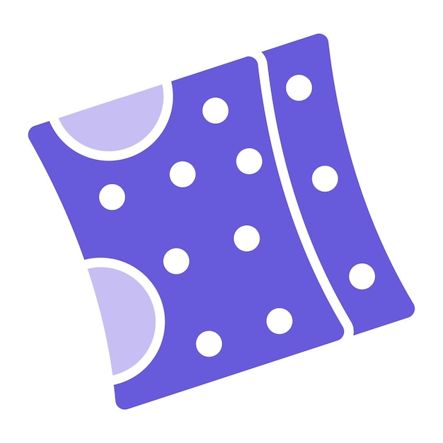 un patrón azul y blanco con puntos y puntos blancos en él