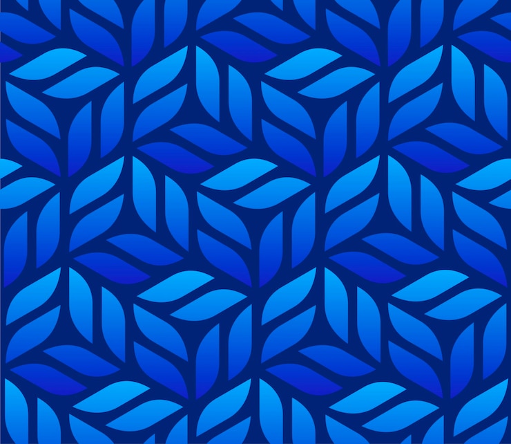 Vector patrón azul sin costuras para el fondo y el embalaje