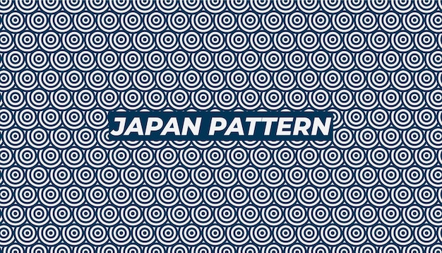 Patrón azul de Japón, Fondo abstracto, Papel pintado decorativo