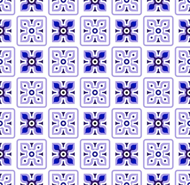 Patrón azul moderno sin costuras