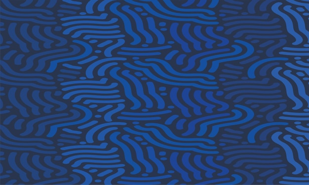 Un patrón azul y negro con líneas en el medio.