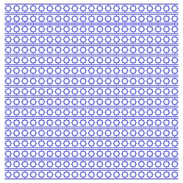 un patrón azul con las palabras azul sobre un fondo blanco