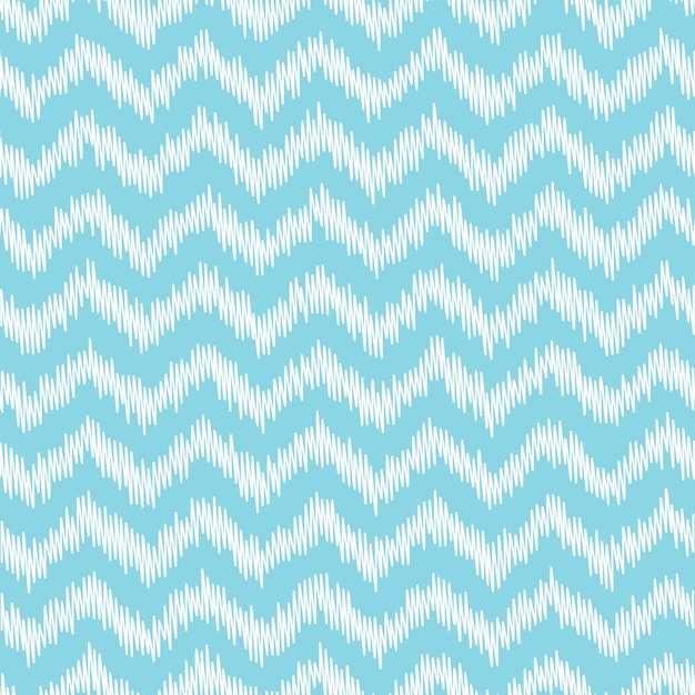 Patrón azul transparente con chevron blanco