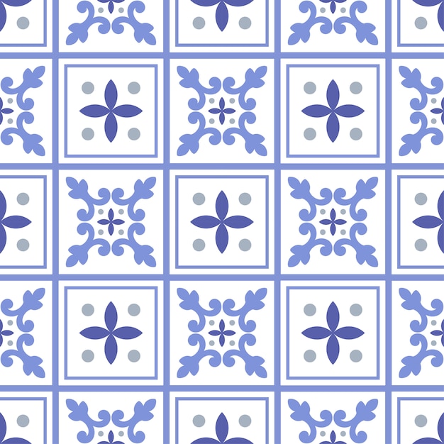 Patrón de azulejo lindo