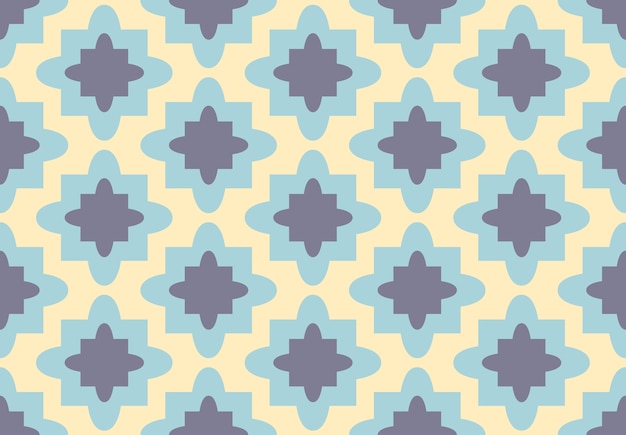 Patrón de azulejo vintage abstracto. Fondo de vector