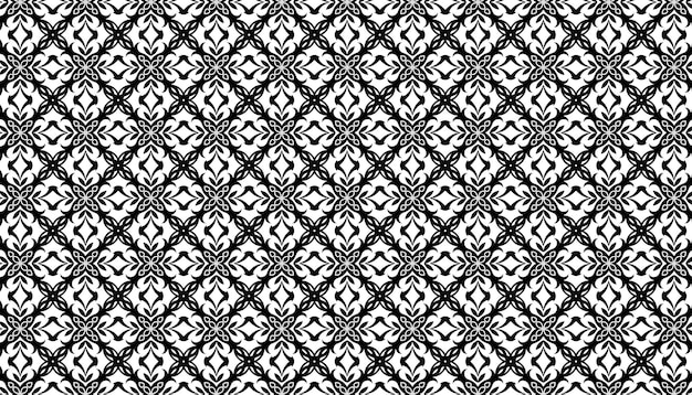 Patrón de azulejos 8 Negro