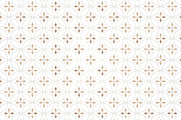Patrón de azulejos dorados