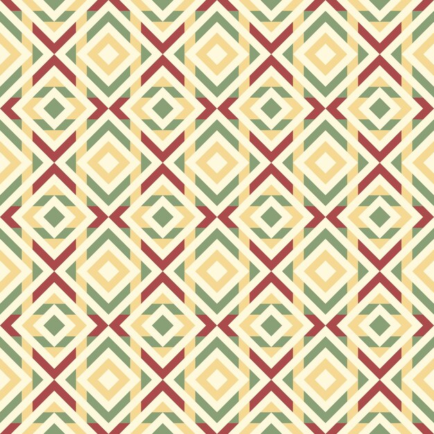 Patrón de azulejos geométricos