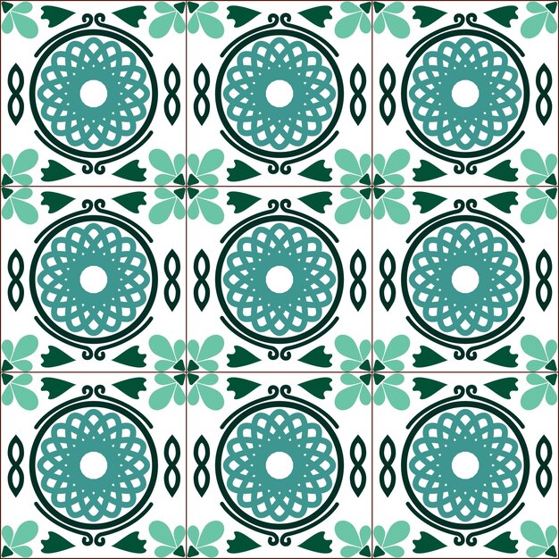 Patrón para azulejos en un protector contra salpicaduras o piso de cocina