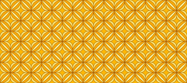 Patrón de baldosas amarillas sin costuras Papel de pared de mosaico de cerámica decorativo Decoraciones repetitivas geométricas abstractas