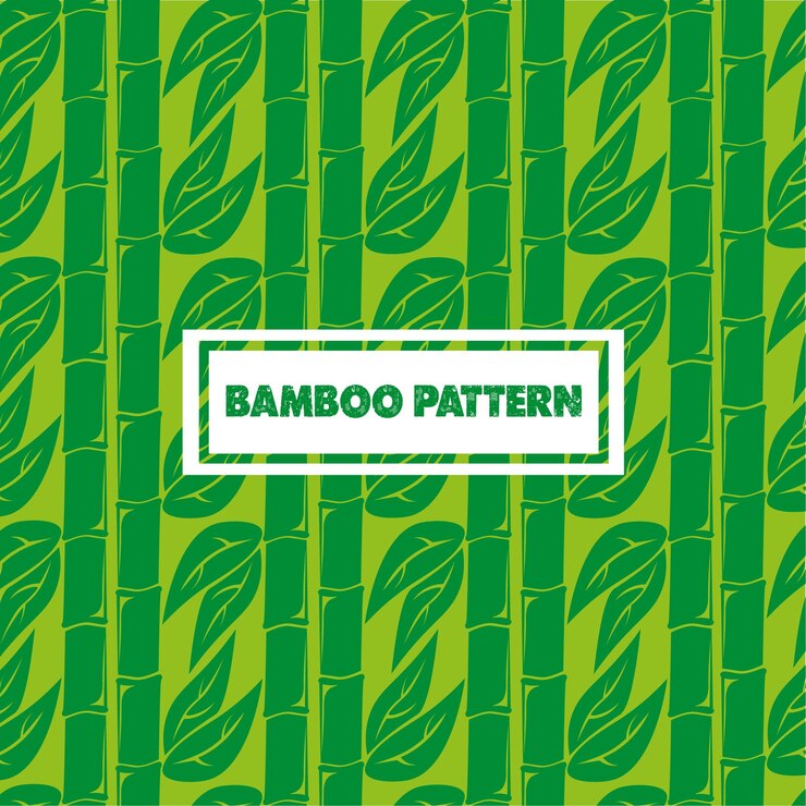 Patrón de bambú