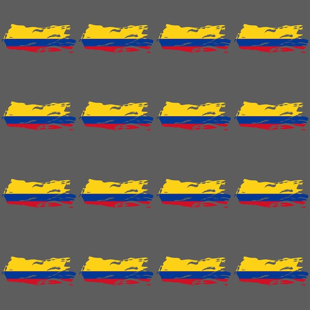 Patrón de bandera de colombia 10