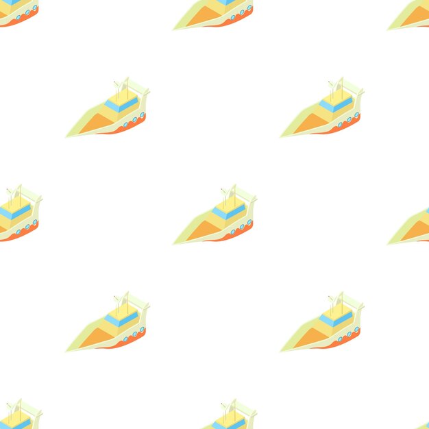 Patrón de barco textura de fondo sin costuras repetir papel tapiz vector geométrico