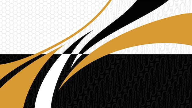 Patrón de batik dorado Diseño 44 Ropa Ropa deportiva Sublimación Fondo de papel tapiz Vector
