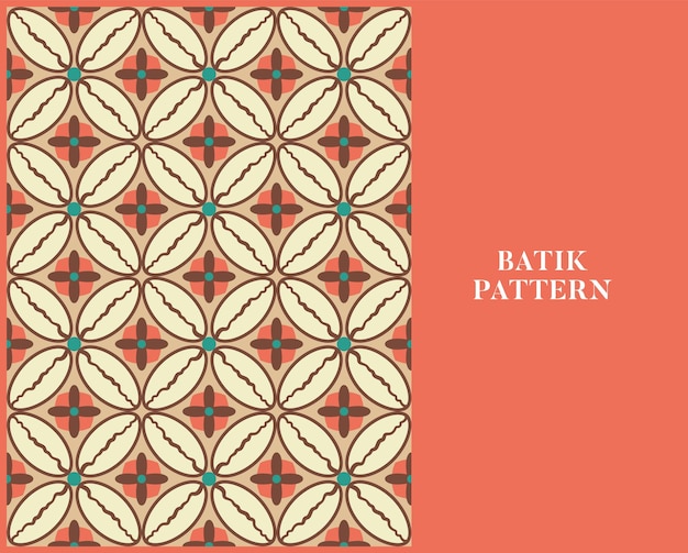 El patrón BATIK con estilo retro