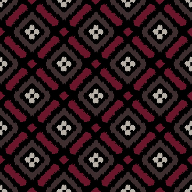 patrón de batik ikat geométrico abstracto 134