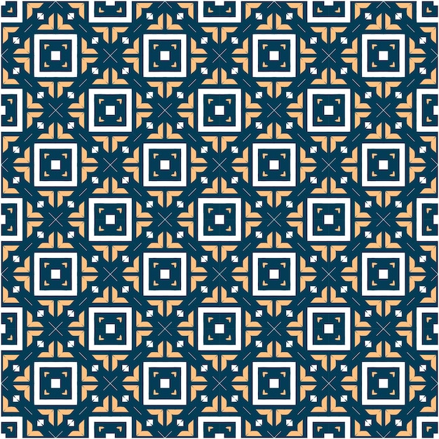 Patrón de batik indonesio de lujo