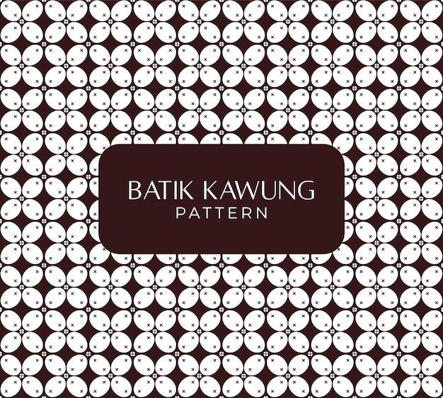 Patrón de batik kawung