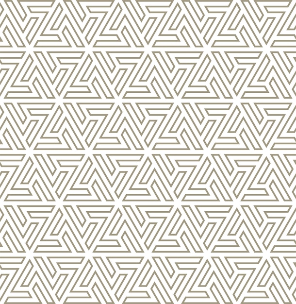 Un patrón blanco y dorado con líneas que se repiten en un patrón diagonal.