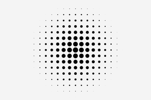 un patrón en blanco y negro con círculos y puntos