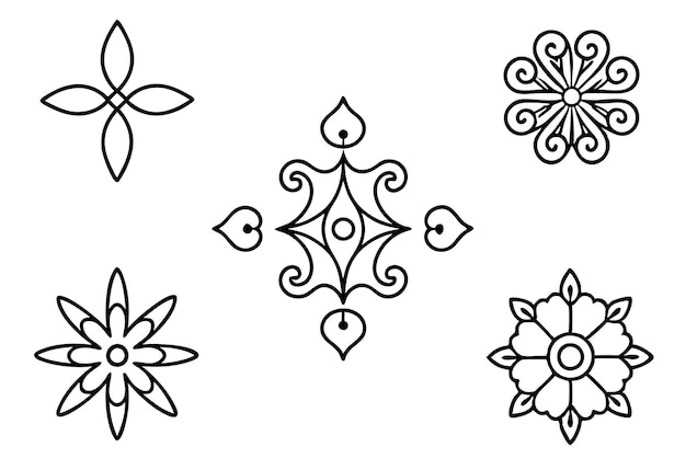 un patrón blanco y negro con un corazón y un corazón en él