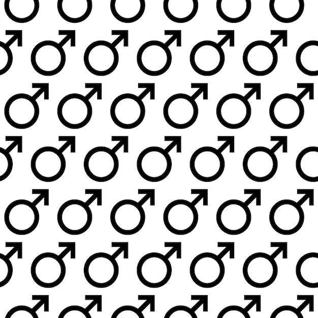Patrón blanco y negro sin costuras con formas repetitivas geométricas para el diseño moderno