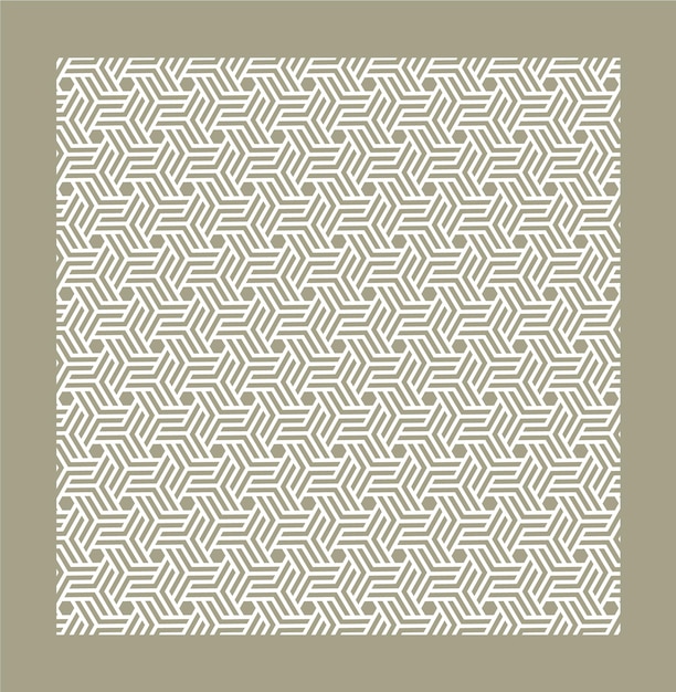 un patrón en blanco y negro con un diseño dorado en un fondo beige
