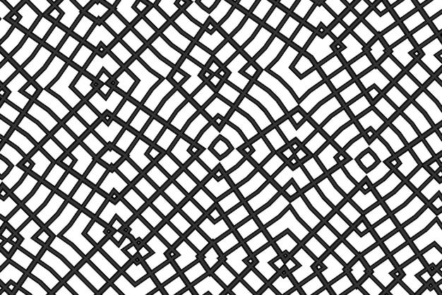 un patrón en blanco y negro con formas geométricas
