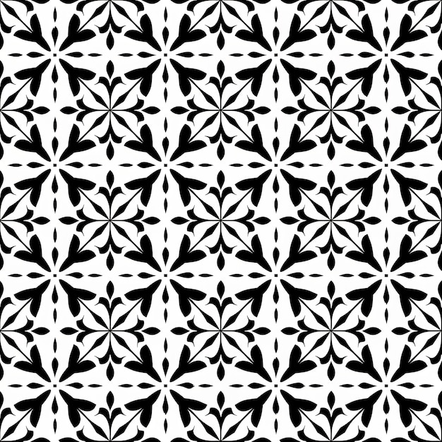 un patrón en blanco y negro con la palabra en el medio sobre un fondo blanco