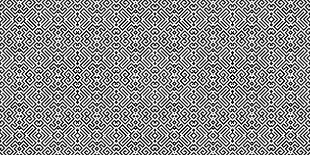 Un patrón en blanco y negro con un patrón en zigzag.